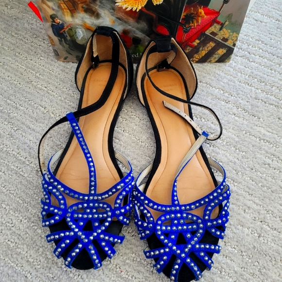 ZARA FLAT SANDALS SIZE 38 7.5 - Picture 1 of 5